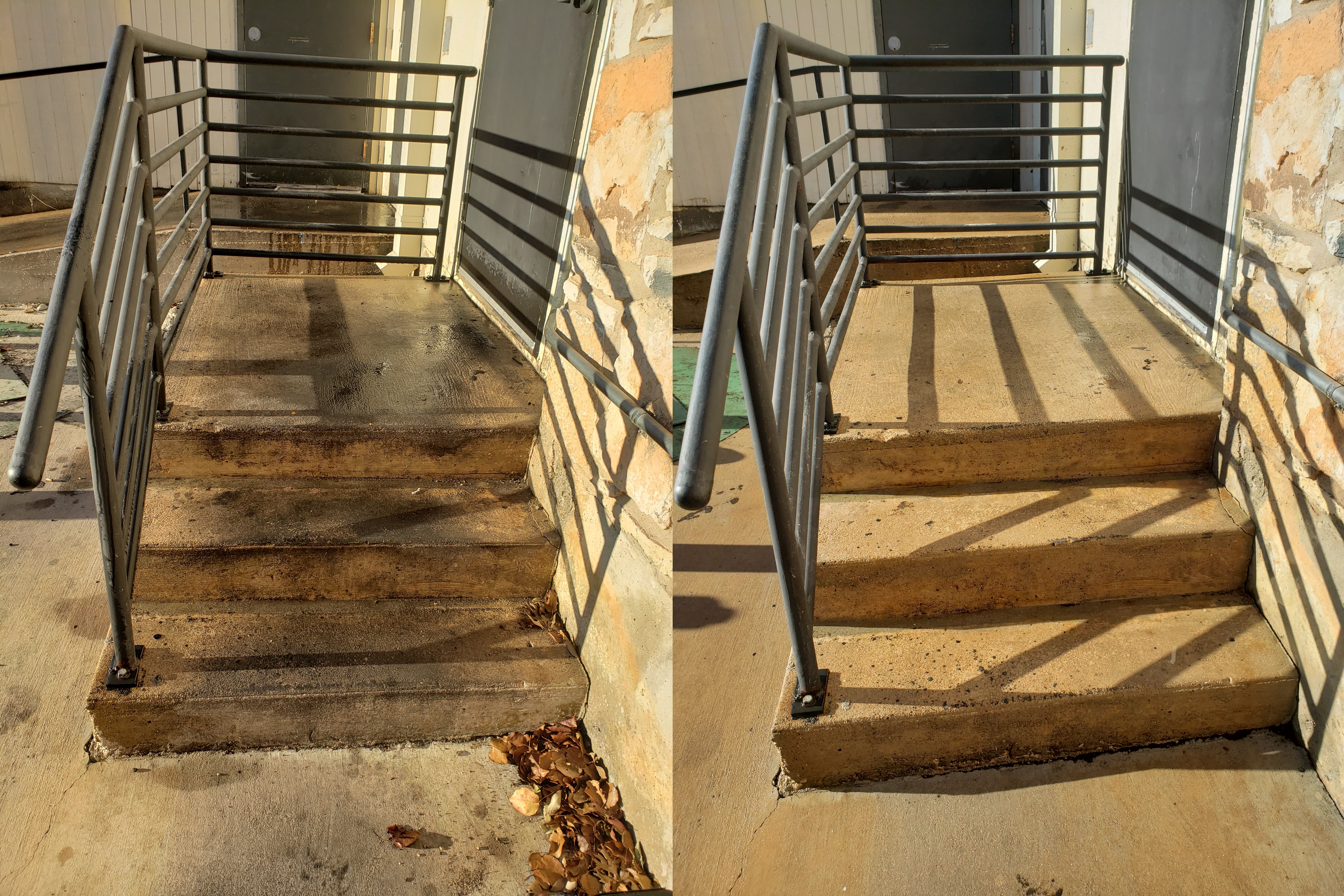 Stairs Before and After